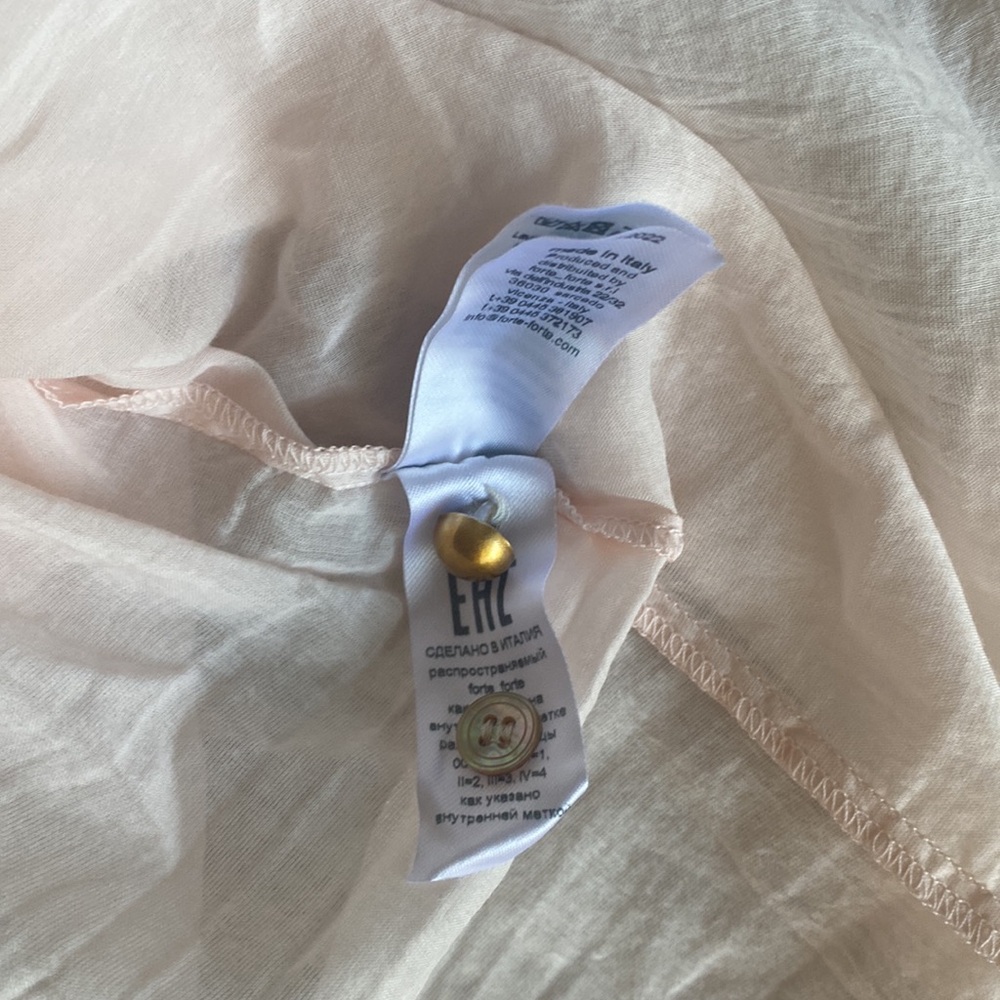 Semi Sheer Button Up Blouse - image 5